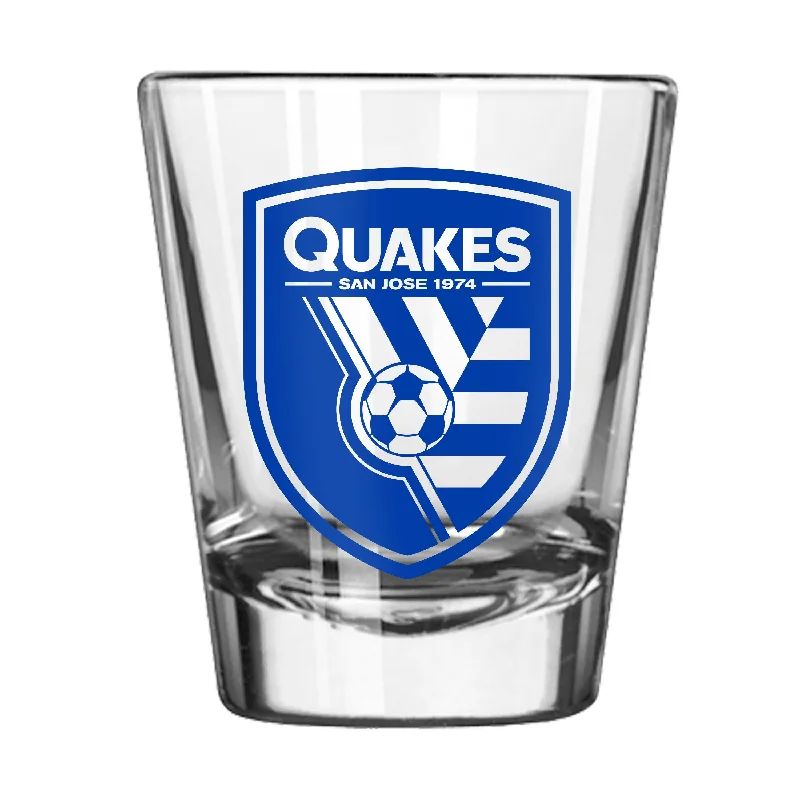 Team Mug With Your Team's Logo-San Jose Earthquakes 2oz Gameday Shot Glass