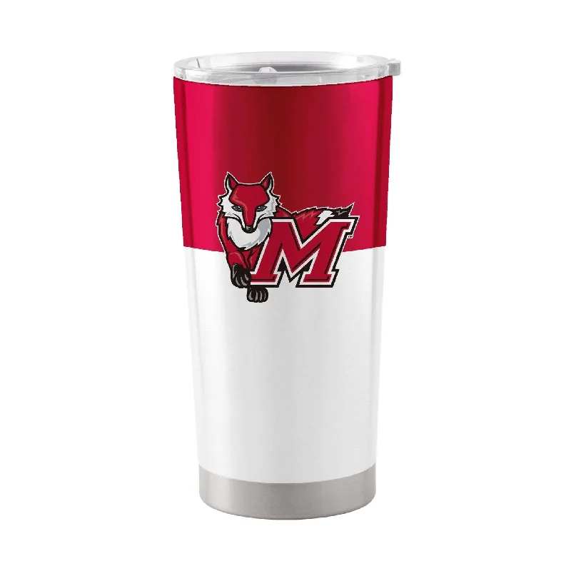 Custom Team Mug For Rugby Teams-Marist 20oz Colorblock Stainless Tumbler