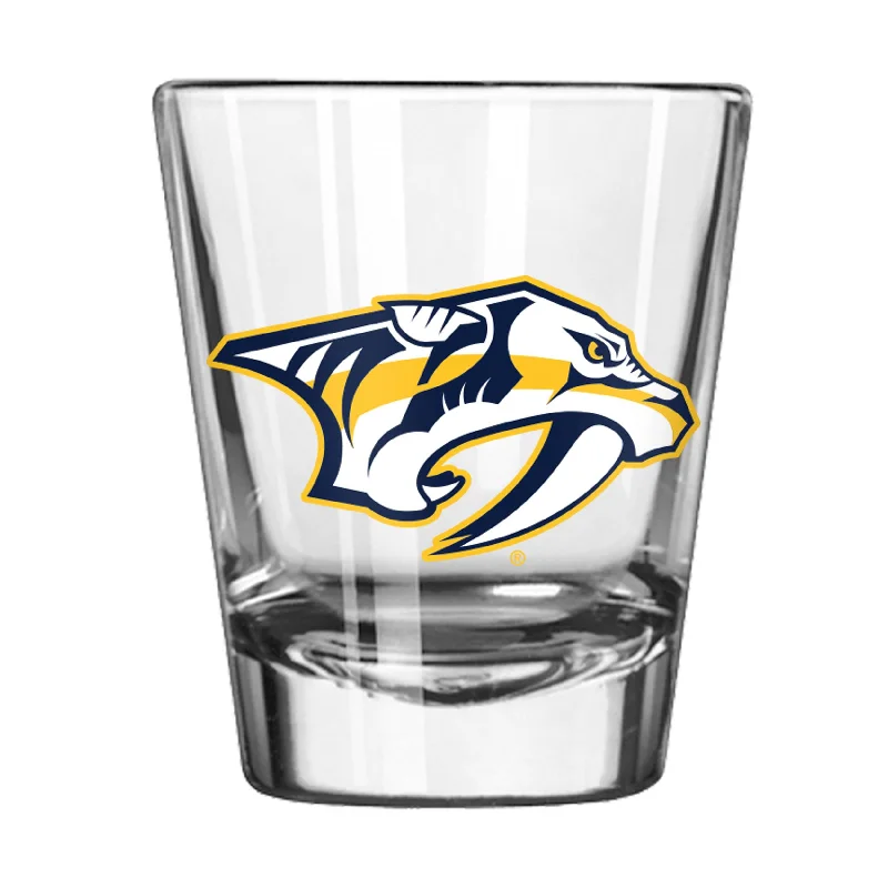 Personalized Team Mug For Fan Clubs-Nashville Predators 2oz Swagger Shot Glass