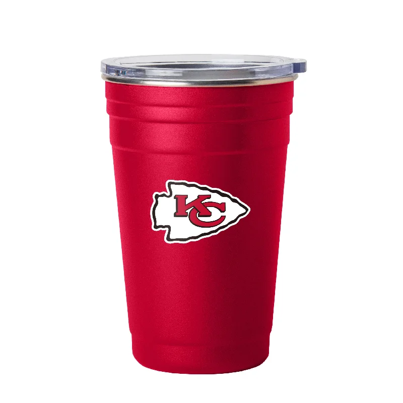 Team Mug With Team Quotes & Inspirations-Kansas City Chiefs 22oz Flipside Stainless Cup