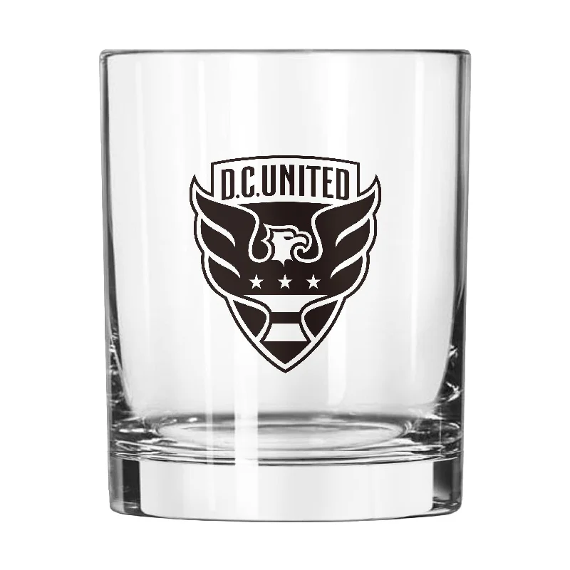 Custom Team Mug With Name-DC United 14oz Gameday Rocks Glass