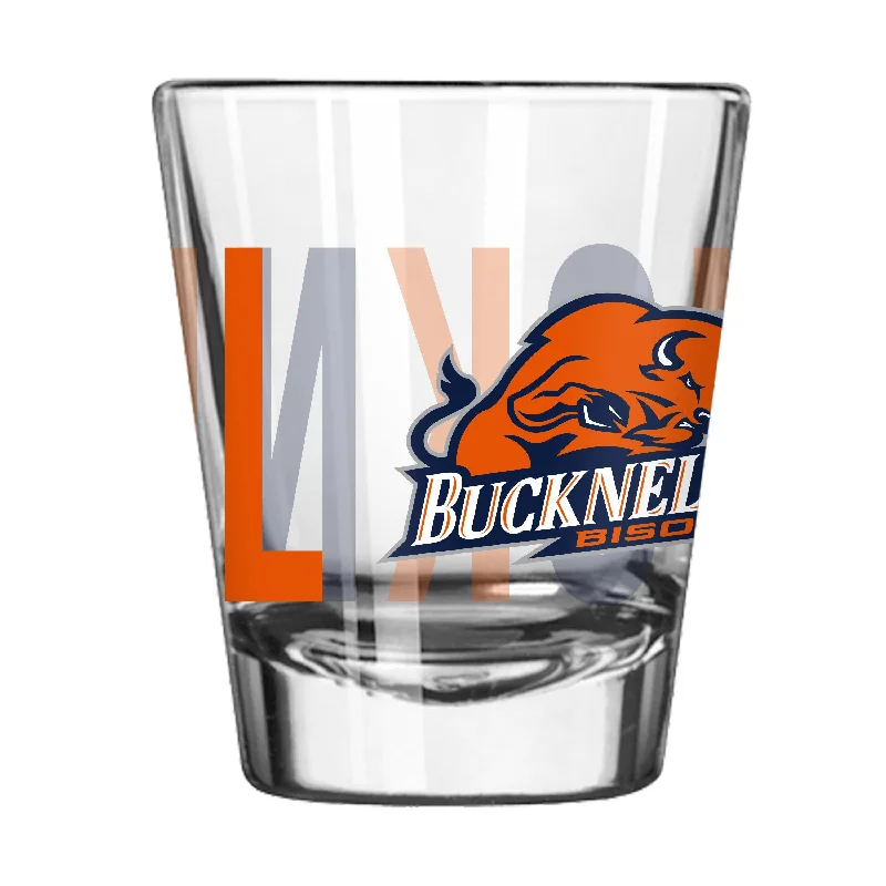 Team Mug With Your Team’s Slogan-Bucknell 2oz Overtime Shot Glass