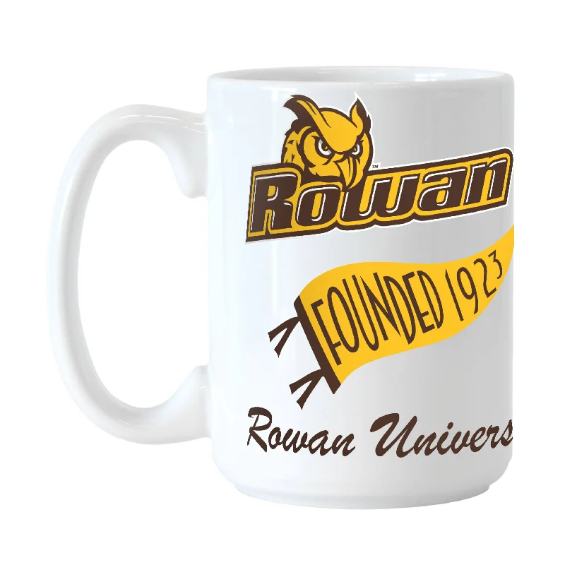 Team Mug With Player Images & Text-Rowan University 15oz Native Sublimated Mug