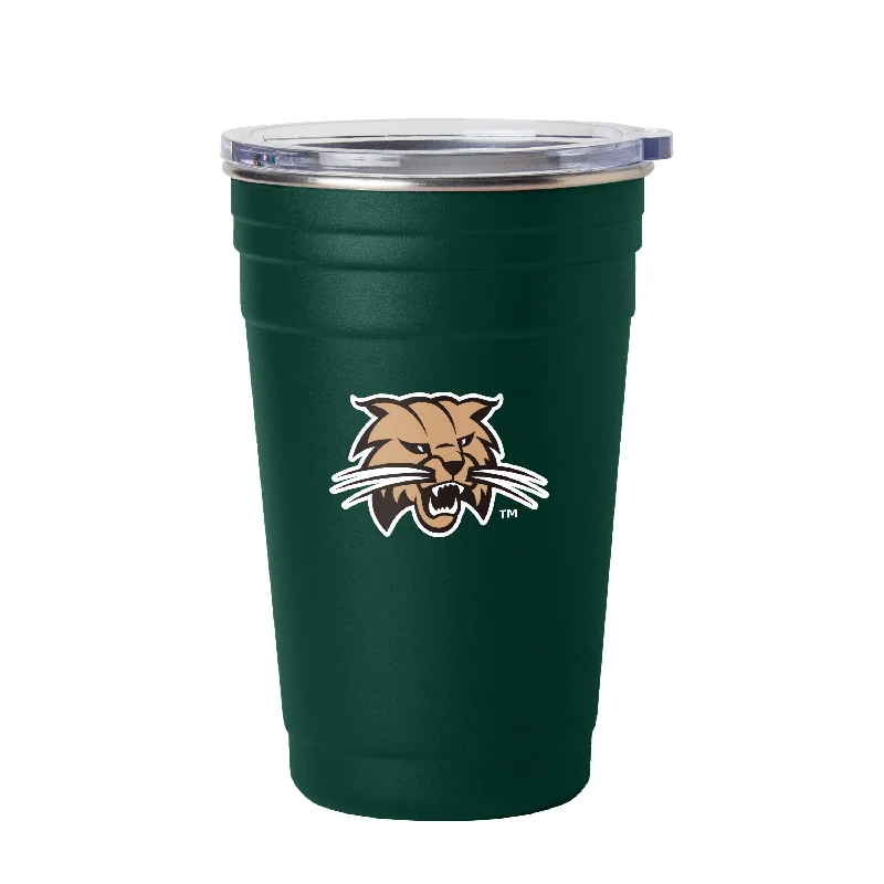 Custom Team Mug For Group Fundraising Campaigns-Ohio Bobcats 22oz Flipside Stainless Cup