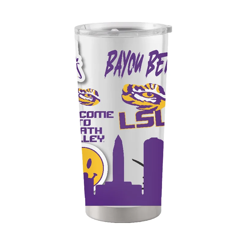 LSU 20oz Native Stainless Tumbler