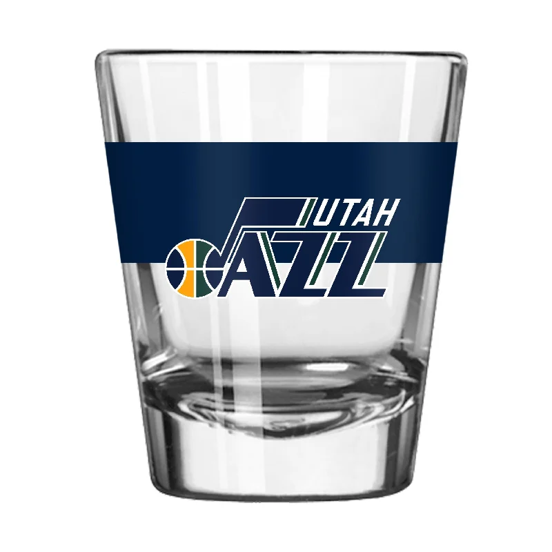 Personalized Team Mug For Player Profiles-Utah Jazz 2oz Colorblock Shot Glass