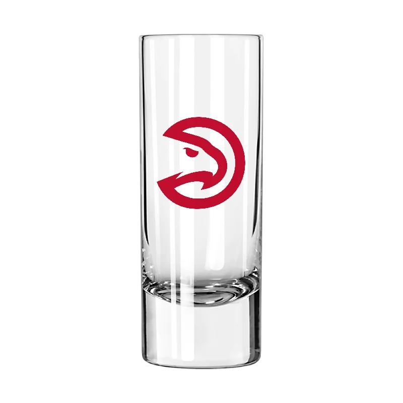 Custom Team Mug For Athletic Events-Atlanta Hawks 2.5oz Gameday Shooter