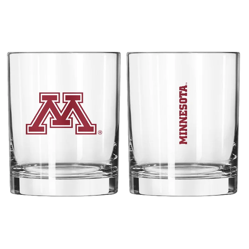 Personalized Team Mug For Custom Fit-Minnesota 14oz Gameday Rocks Glass