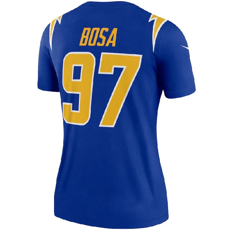 Custom Rugby Jersey For Special League Events-LA.Chargers #97 Joey Bosa  Royal 2nd Alternate Legend Jersey Stitched American Football Jerseys