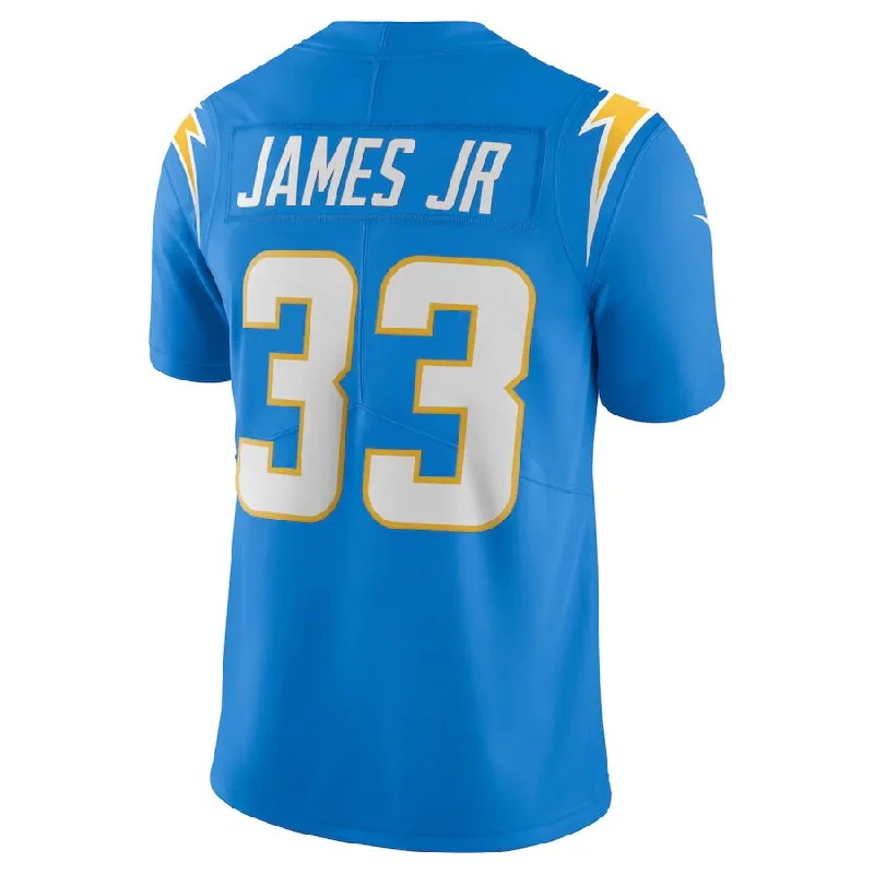 Personalized Rugby Jersey For College Events-LA.Chargers #33 Derwin James Powder Blue Vapor Limited Jersey Stitched American Football Jerseys