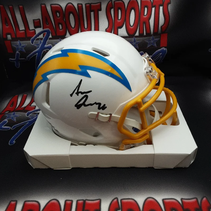 Personalized Rugby Helmet For Professionals-Asante Samuel Jr. Authentic Signed Autographed Mini Helmet JSA.