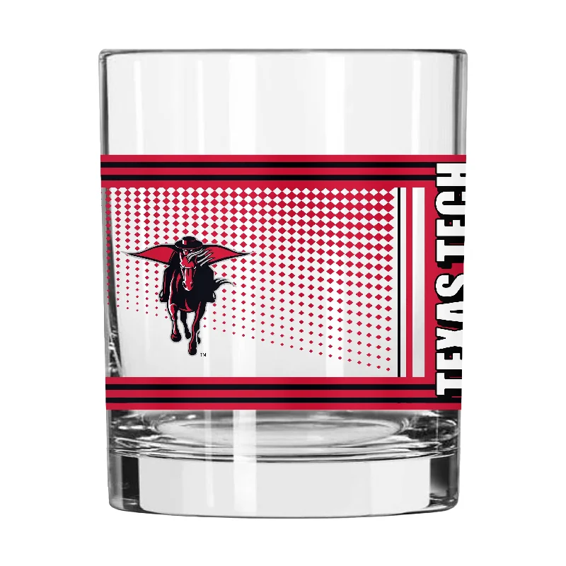 Personalized Team Mug For Special Occasions-Texas Tech 14oz Hero Rocks Glass