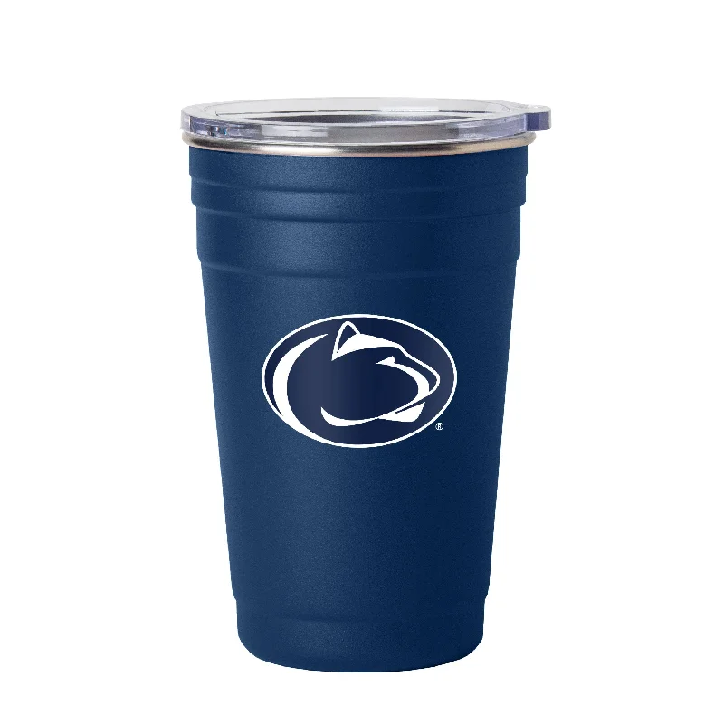 Customizable Team Mug-Penn State Navy Flipside 22oz Stainless Cup