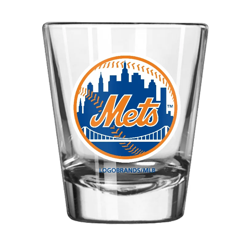 Team Mug For Professional Sports Teams-New York Mets 2oz Color Gameday Shot Glass