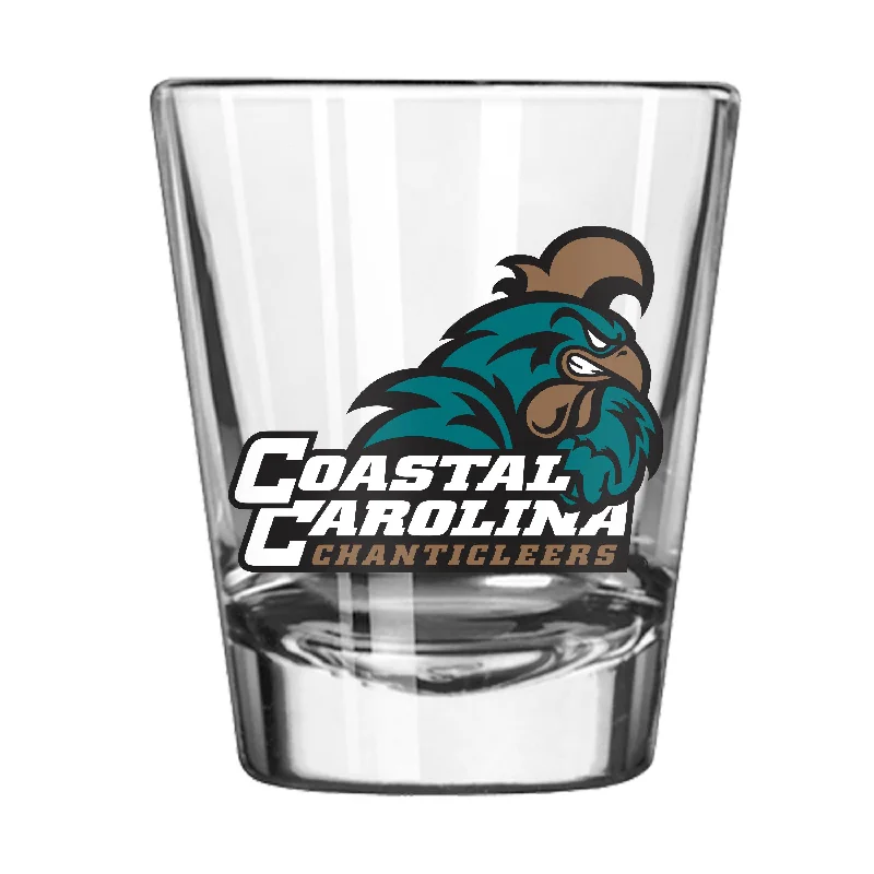 Custom Team Mug For School Pride-Coastal Carolina 2oz Logo Shot Glass