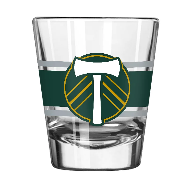 Team Mug For Community Sports-Portland Timbers 2oz Stripe Shot Glass