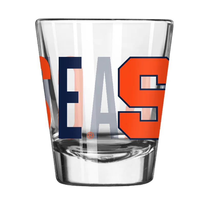 Personalized Team Mug For School Teams-Syracuse 2oz Overtime Shot Glass