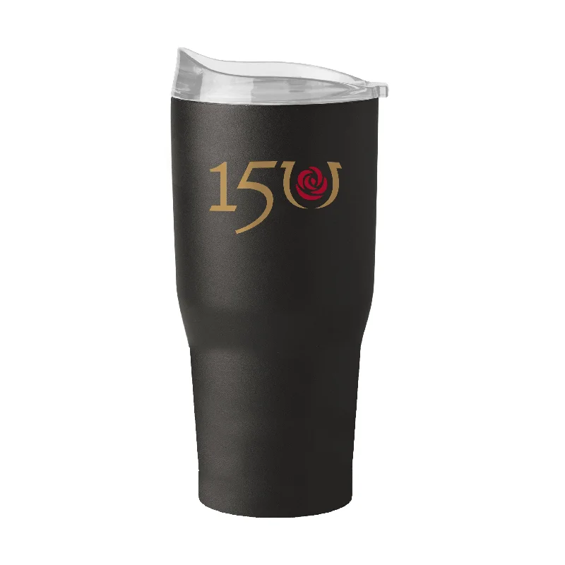 Custom Team Mug With Player Names-Kentucky Derby 150th Black 30oz Powder Coat Tumbler