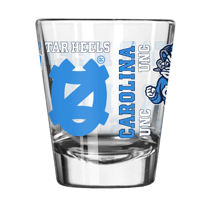 Custom Team Mug For Corporate Branding-North Carolina 2oz Spirit Shot Glass