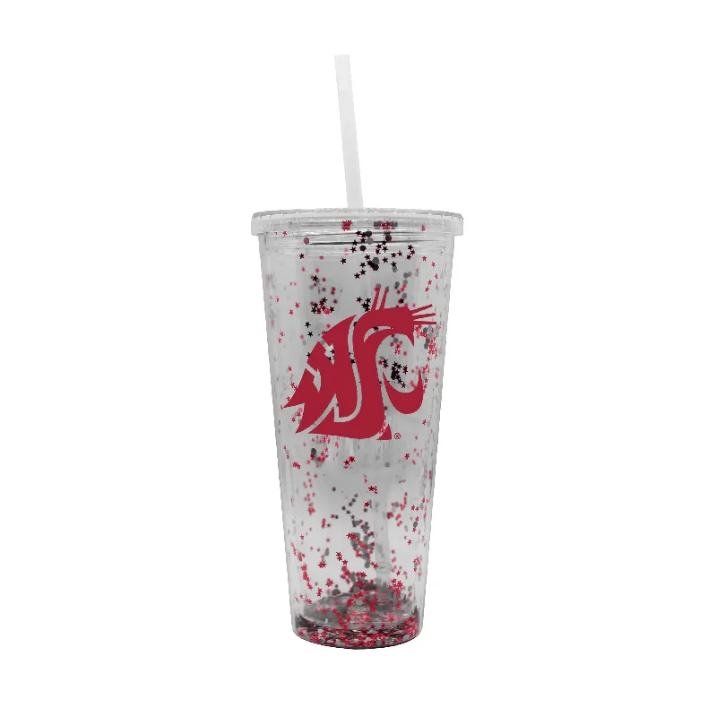 Personalized Team Mug For Special Events & Gifting-Washington State 24oz Confetti Tumbler