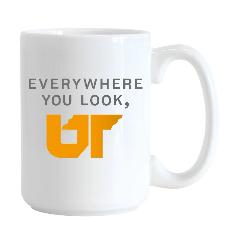 Team Mug For Annual Sports Celebrations-Tennessee Everywhere You Look 15oz Sublimated Mug