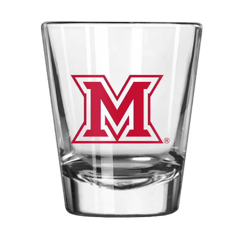 Team Mug With Custom Design & Logo-Miami Ohio 2oz Gameday Shot Glass