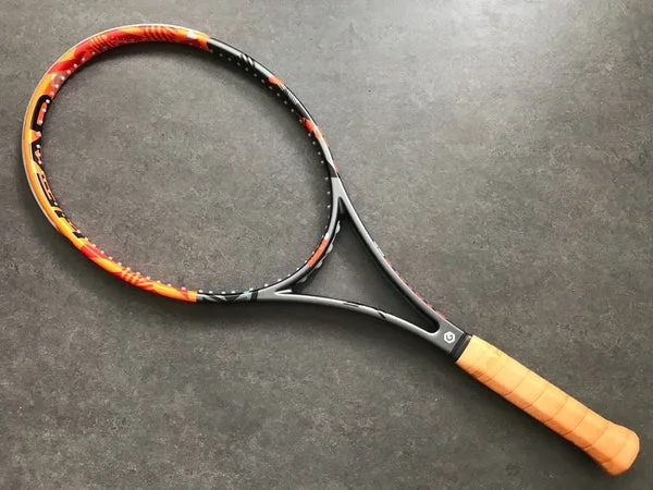 Tennis Racket With Custom Back Designs-Head PT57A XT Radical MP